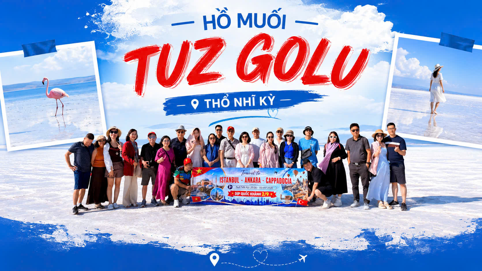 Hồ Muối Tuz Gölü – “Biển muối trắng” giữa lòng Thổ Nhĩ Kỳ